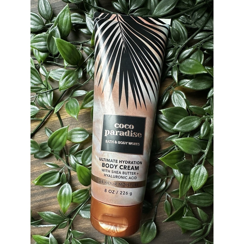 Bath & Body Works Coco Paradise Ultimate Hydration Body Cream - Full Sz 8 oz NEW